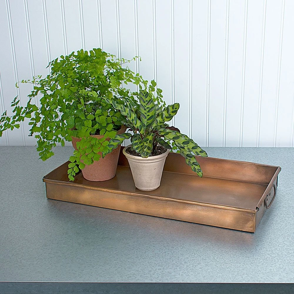 Copper Tray With Handles 1 Copper Tray With Handles