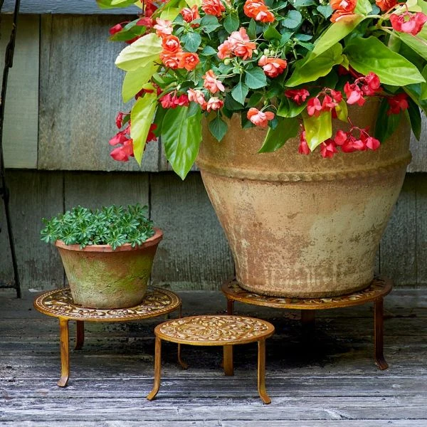 Sedona Plant Stands, Set Of 3 2 Sedona Plant Stands, Set Of 3 - Image 2