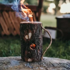 Juniper Torchies Firewood, Set Of 2